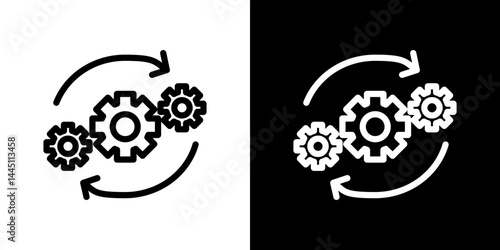 Operation icon vector, illustration logo template in trendy style