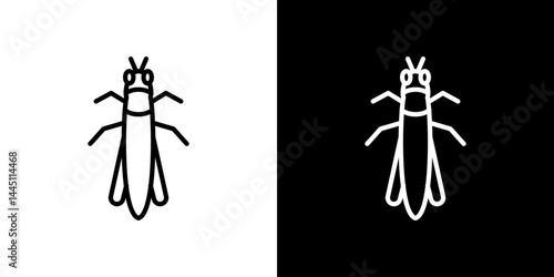 Locust icon vector, illustration logo template in trendy style