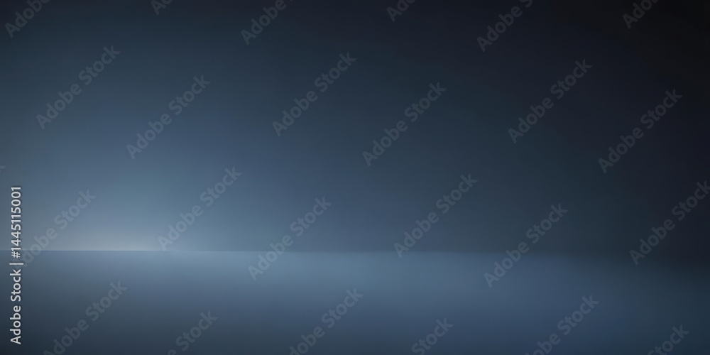 Obraz premium Subtle blue gradient, dark to light, smooth texture, image, pastel
