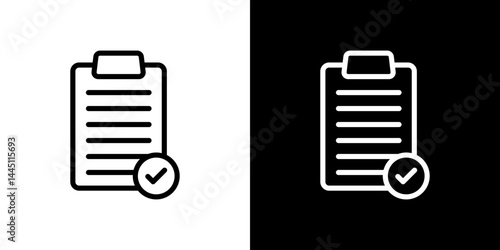 Survey icon vector, illustration logo template in trendy style