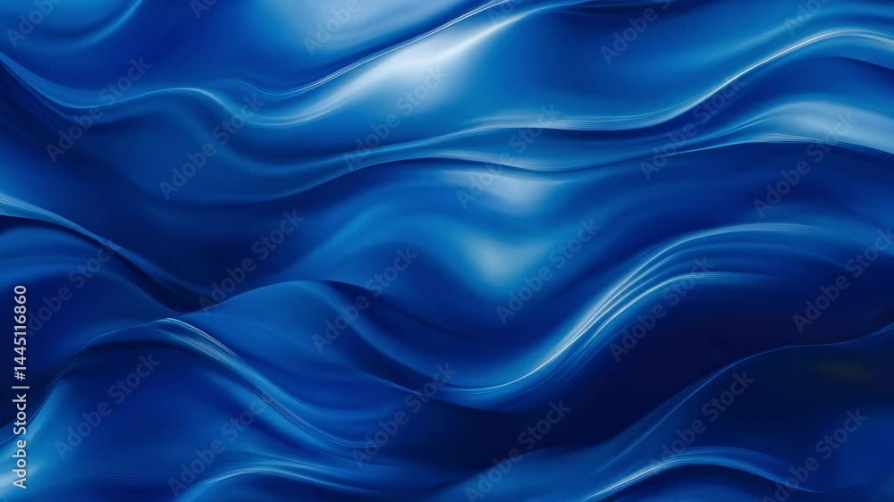 Blue wavy flowing abstract background Blue wavy flowing abstract background