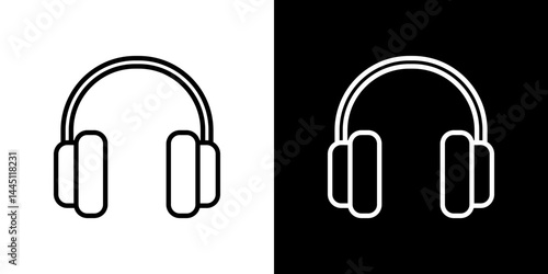 Ear muffs icon vector, illustration logo template in trendy style