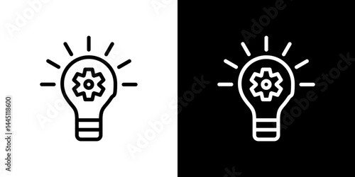 Innovation icon vector, illustration logo template in trendy style