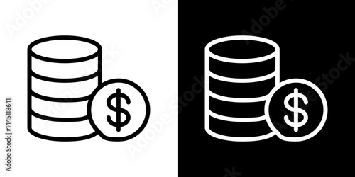 Money icon vector, illustration logo template in trendy style