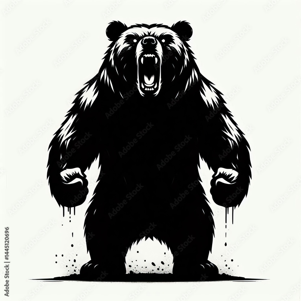 Obraz premium diferent animals silhouette