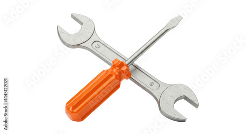 Isolated Wrench and Screwdriver