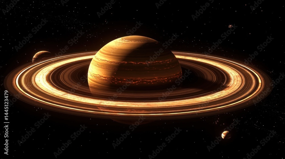 Cosmic ringed planet Cosmic ringed planet