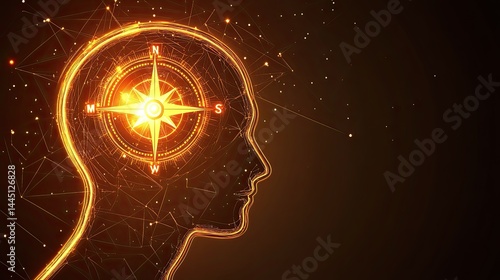 Wallpaper Mural Inner Compass Guiding Light of Mind. Torontodigital.ca