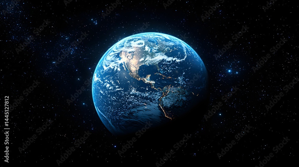 Earth from Space at Night Earth from Space at Night