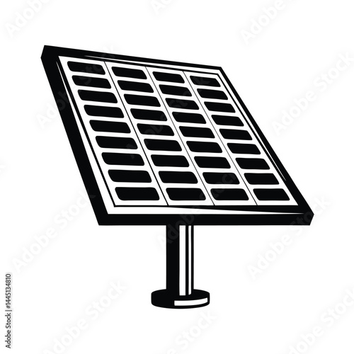 solar panel icon minimalist
