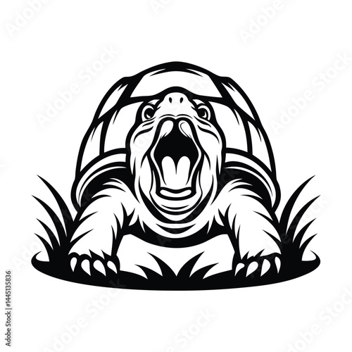snapping turtle silhouette
