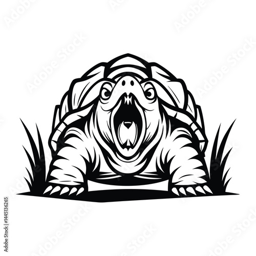 snapping turtle silhouette