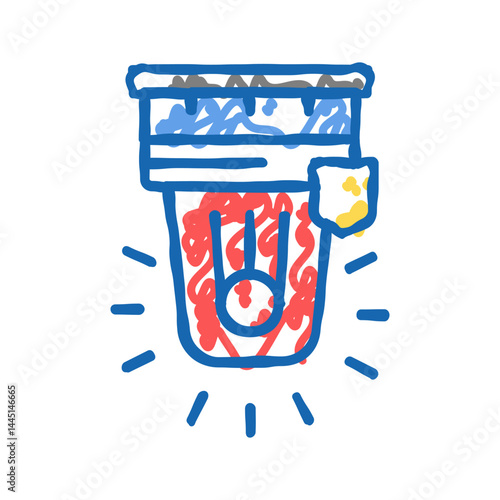 alarm signalization color icon vector isolated illustration