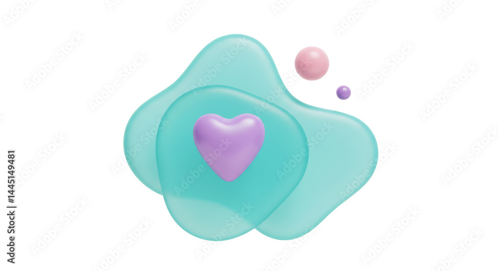 Isolated Heart Background Isolated Heart Background