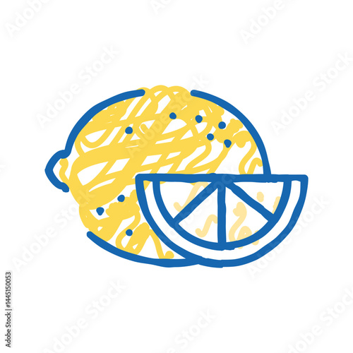 citrus aromatherapy color icon vector isolated illustration