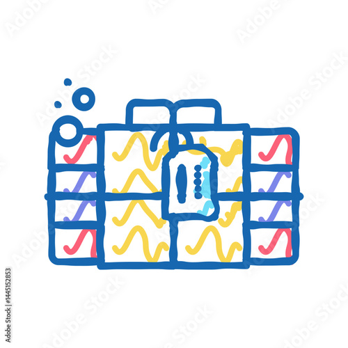 handmade soap color icon vector isolated illustration