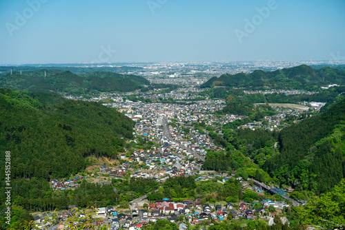 山間部の都市景観