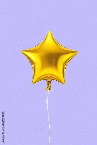 Golden Star Balloon - Perfect Party Decoration