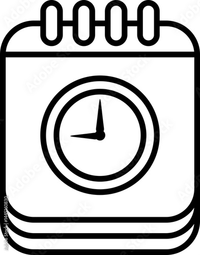 Calendar Schedule Icon – Planner & Event Reminder Symbol for Productivity and UI Design