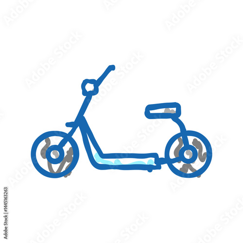 hover cart icon doodle illustration