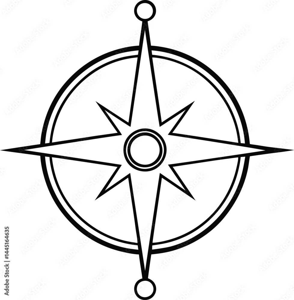 compass isolated on white background compass isolated on white background