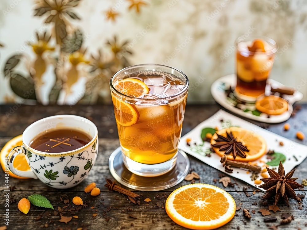 Warm Spice & Citrus Teas - Postcard Collection Warm Spice & Citrus Teas - Postcard Collection