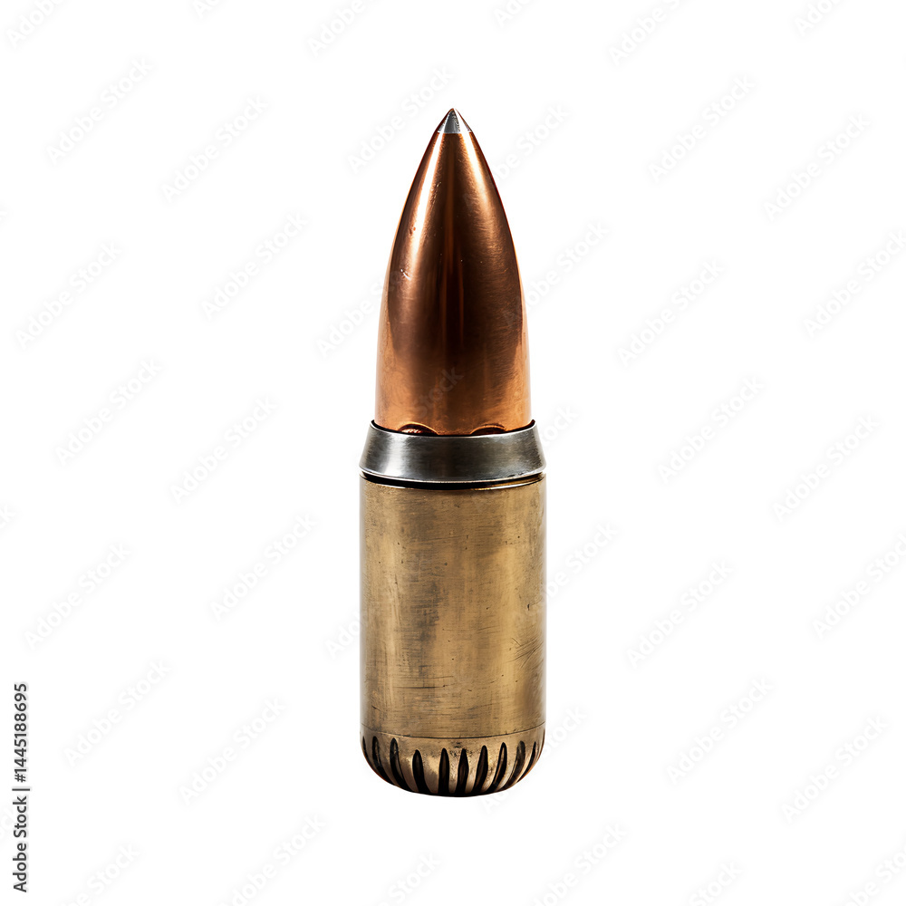 Old bullet isolated on transparent background Old bullet isolated on transparent background
