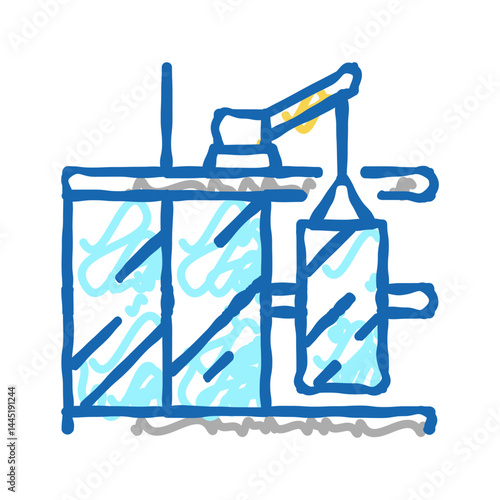 windows installation icon doodle illustration