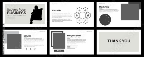 PowerPoint and keynote presentation slides design template Vector infographics elements for presentation slides, Product report, web design and banner, company presentation Business Pitch Deck Present