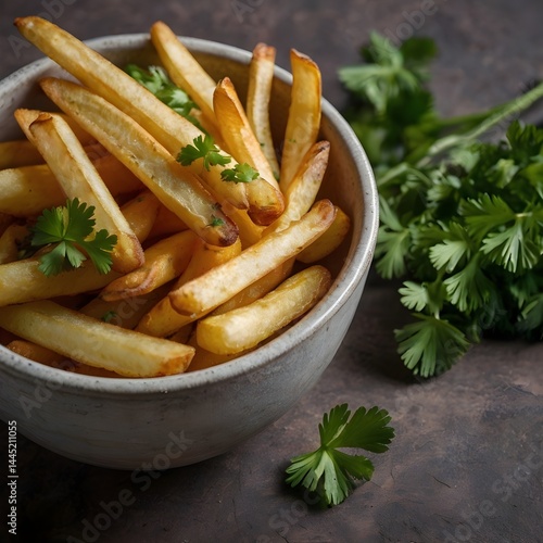 french fries in a bowl