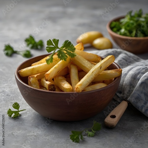  french fries in a bowl