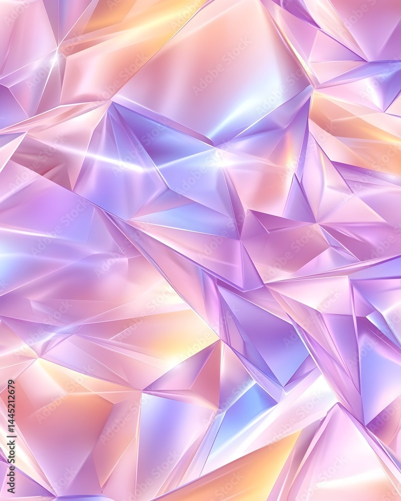 Iridescent pastel polygonal abstract background Iridescent pastel polygonal abstract background