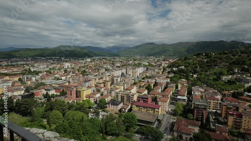 Wallpaper Mural Brescia, Lombardy, Italy - April 24, 2025 - Views of the medieval castle Torontodigital.ca