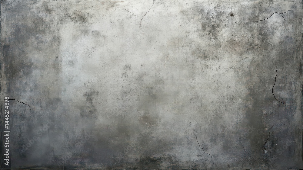 Obraz premium Concrete gray wall. Minimalistic modern textured gray background in loft style.
