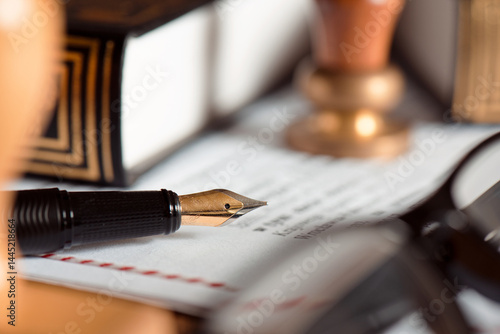 Law, notary, attorney background theme