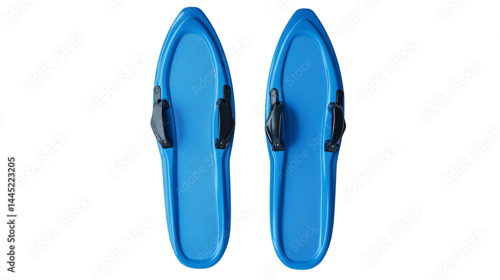 High-resolution image of a single flippers, centered on white background with no other objects --ar 16:9 High-resolution image of a single flippers, centered on white background with no other objects --ar 16:9