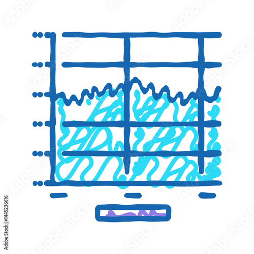 graphic sound vibration icon doodle illustration