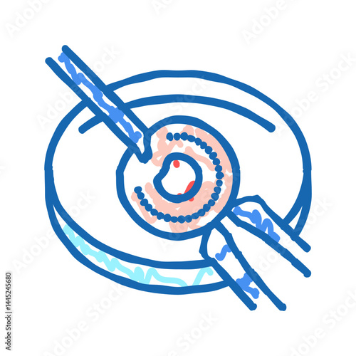 artificial insemination icon doodle illustration