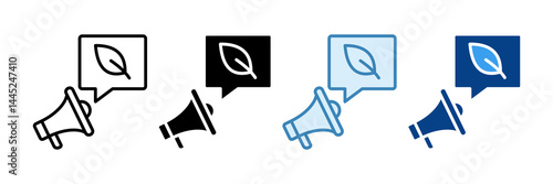 Environmental Activism Icon Set Multiple Style Collection