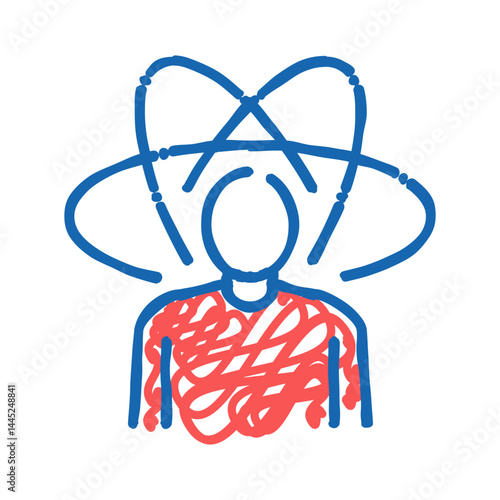 integrity soft skill icon doodle illustration