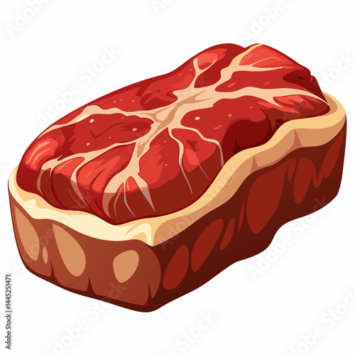 Juicy steak cuts arranged neatly on a wooden board, showcasing a variety of textures and marbling.