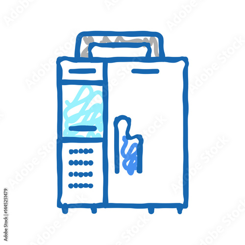 infusion pump icon doodle illustration