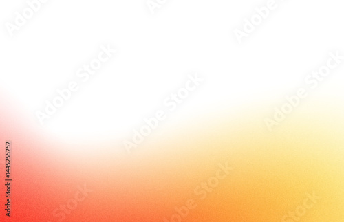 Orange magenta color grainy gradient shape transparent background. Abstract color gradient cutout on transparent background. Vibrant grungy, noise texture effect