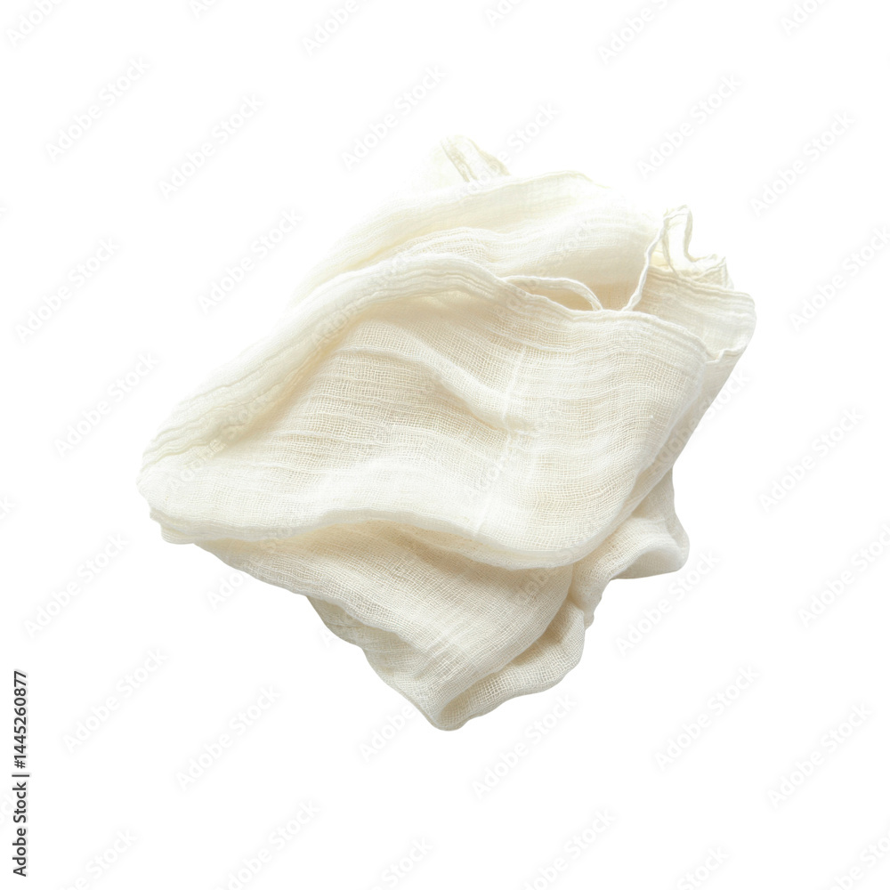Soft White Linen Fabric Draped, Textured Cloth, Natural Textile Soft White Linen Fabric Draped, Textured Cloth, Natural Textile