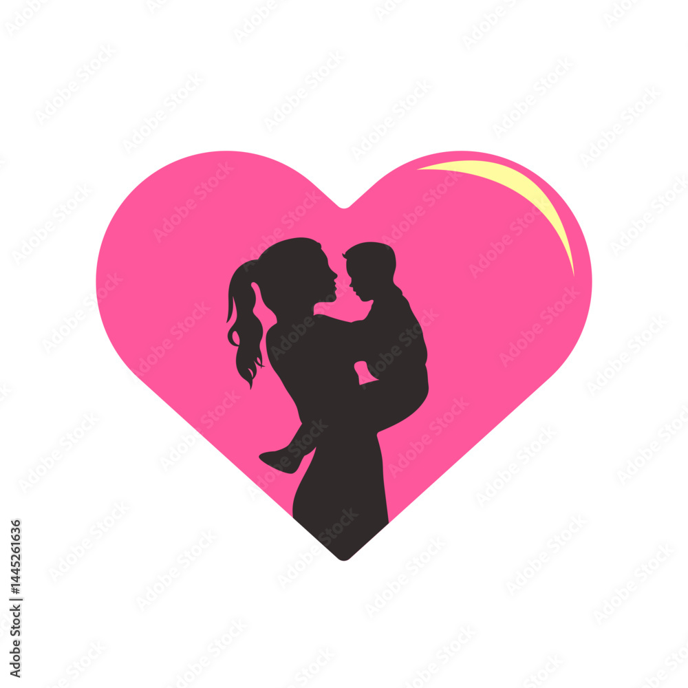Happy Mother's Day Illustration Happy Mother's Day Illustration