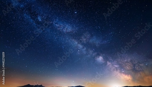 Milky Way Galaxy Night Sky Starscape Astrophotography Landscape