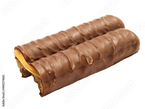 Obraz na płótnie Chocolate on white background isolated w salonie