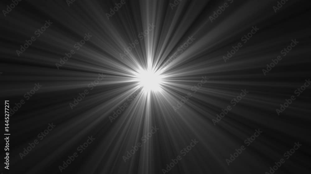 The multi-colored star rotates and flickers, the rays move in different directions. Bright light in the of frame with light rays glistening on the with black background.. The multi-colored star rotates and flickers, the rays move in different directions. Bright light in the of frame with light rays glistening on the with black background..