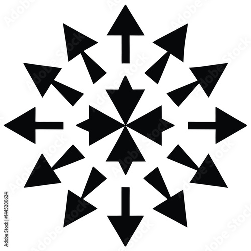 Set of  Recycling Symbols – Circular Arrow Icons in Various Styles