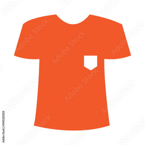T-shirt icon with outline and glyph style.